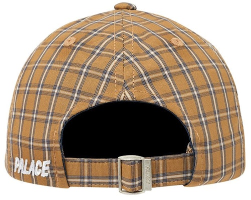 Palace Plaid P 6-Panel Mustard Order Palace Plaid P 6-Panel Mustard