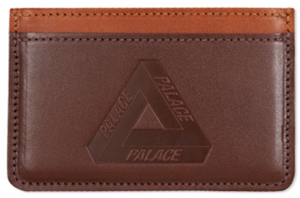 Palace Card Holder Brown Buy Palace Card Holder Brown