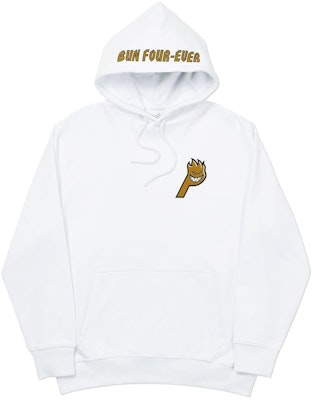 Palace Spitfire Live To Bun Hood White Order Palace Spitfire Live To Bun Hood White
