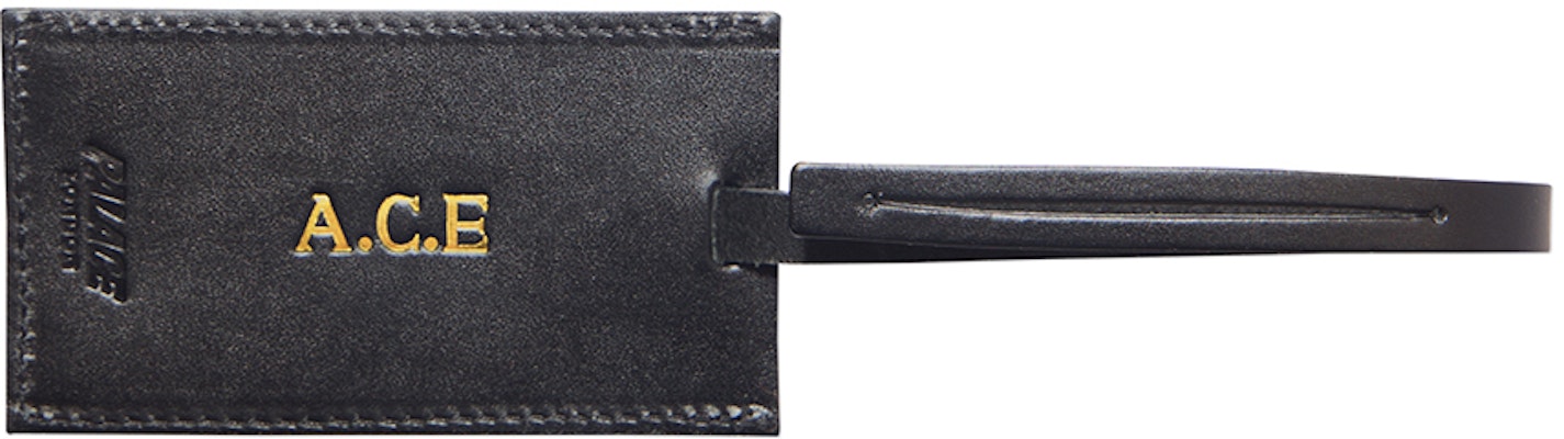 Palace Leather Luggage Tag Black Order Palace Leather Luggage Tag Black