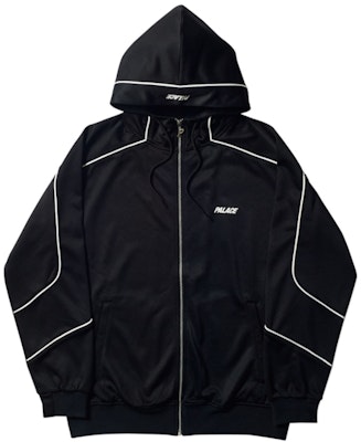 Buy Palace Pipeline Hooded Track Jacket Black White Novelship