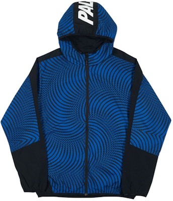 Palace Swirl Hood Jacket Blue/Black Buy Palace Swirl Hood Jacket Blue/Black