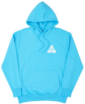 Palace Tri-Ferg Hood Aqua Blue/White Buy Palace Tri-Ferg Hood Aqua Blue/White