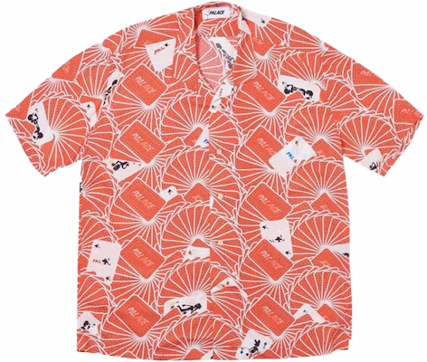 Palace JCDC Cards Shirt Red Buy Palace JCDC Cards Shirt Red