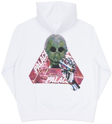 Palace Skeledon Hood White/Pink Order Palace Skeledon Hood White/Pink