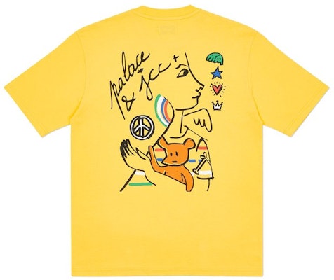 Palace JCDC2 T-Shirt Yellow Order Palace JCDC2 T-Shirt Yellow
