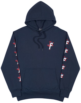 Palace P Man Hood Navy/White Buy Palace P Man Hood Navy/White