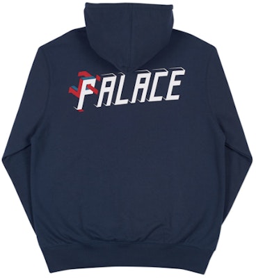 Palace P Man Hood Navy/White Order Palace P Man Hood Navy/White