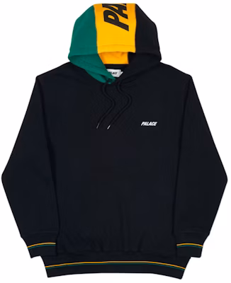 Buy Palace Flagin Hood Black Green Yellow Novelship