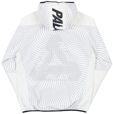 Palace Swirl Hood Jacket White/Grey - Novelship