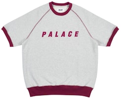 Palace Short Crew Grey Grey Marl/Red Palace Short Crew Grey Grey Marl/Red