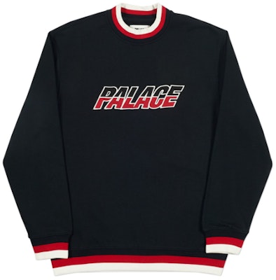 Palace Split Handle Crew Black Buy Palace Split Handle Crew Black