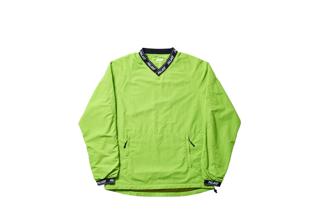 Buy Palace Aslan Shell Crew Lime/Black - Novelship
