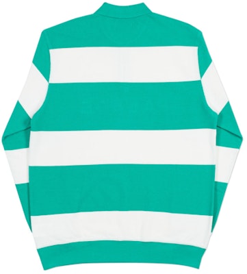 Palace J Stripe Crew Green/White Order Palace J Stripe Crew Green/White