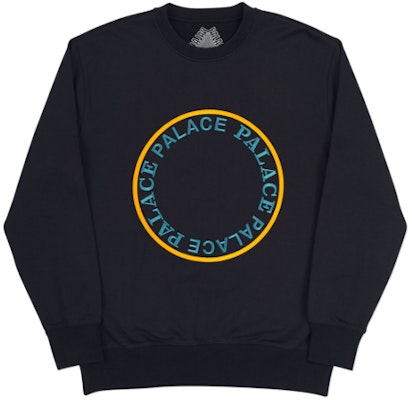 Palace Sircle Crew Black/Yellow/Blue Buy Palace Sircle Crew Black/Yellow/Blue
