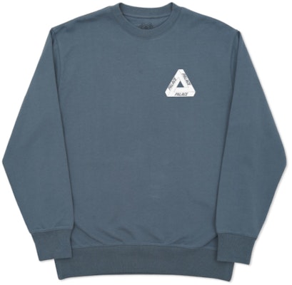 Palace Jkr Crew Grey/White/Green Buy Palace Jkr Crew Grey/White/Green