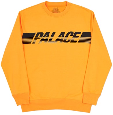 Palace Line Crew Orange/Black Buy Palace Line Crew Orange/Black