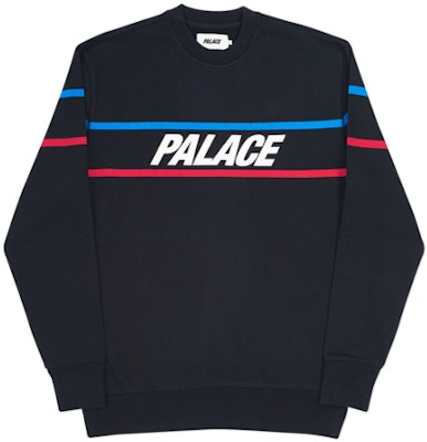 Palace Double Ripe Crew Black Buy Palace Double Ripe Crew Black