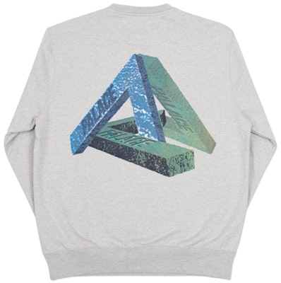 Palace Stones Crew Grey Marl/Blue/Green Order Palace Stones Crew Grey Marl/Blue/Green