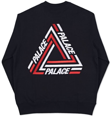 Buy Palace Tri Crib Crew Black Novelship