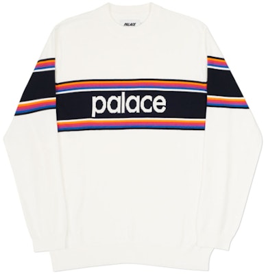 Palace Multi Stripe Knit White Buy Palace Multi Stripe Knit White