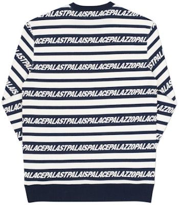 Palace Multi Lingual Crew Navy/White Order Palace Multi Lingual Crew Navy/White
