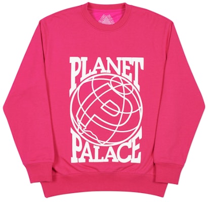 Palace Planet Crew Hot Pink/White Buy Palace Planet Crew Hot Pink/White