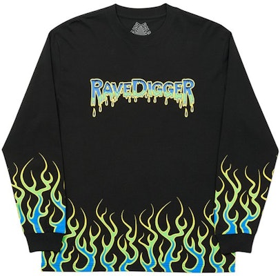 Palace Ravedigger Longsleeve Black Buy Palace Ravedigger Longsleeve Black