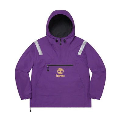Supreme®/Timberland® Reflective Taping Anorak Purple
