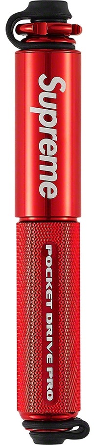 supreme-lezyne-pocket-drive-pro-bike-pump-red