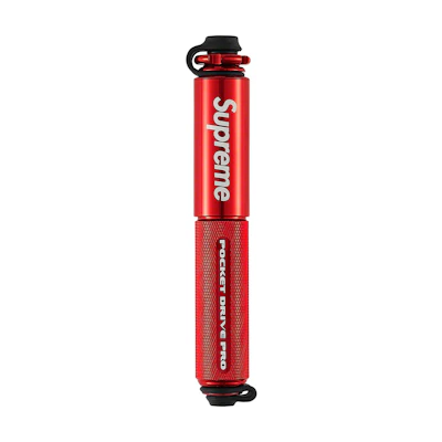 Supreme®/Lezyne Pocket Drive Pro Bike Pump Red