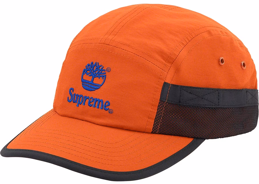 supreme-timberland-camp-cap-rust