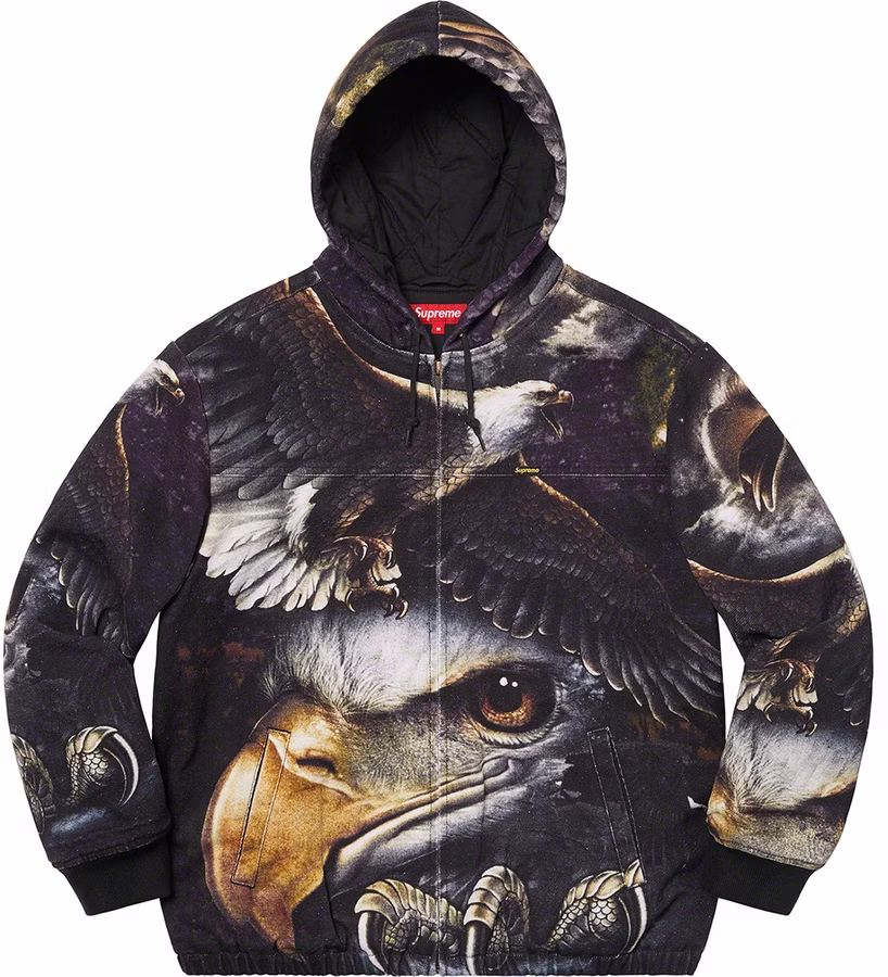supreme-eagle-hooded-work-jacket-black