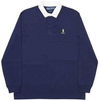 Palace Ralph Lauren Pieced Rugby French Navy Novelship