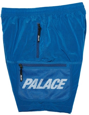 PALACE MESH POCKET SHELL SHORTS BLUE Lookbook PALACE MESH POCKET SHELL SHORTS BLUE