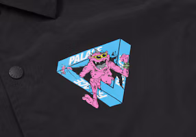 Shop PALACE M-ZONE MUTANT RIPPER COACH JACKET BLACK