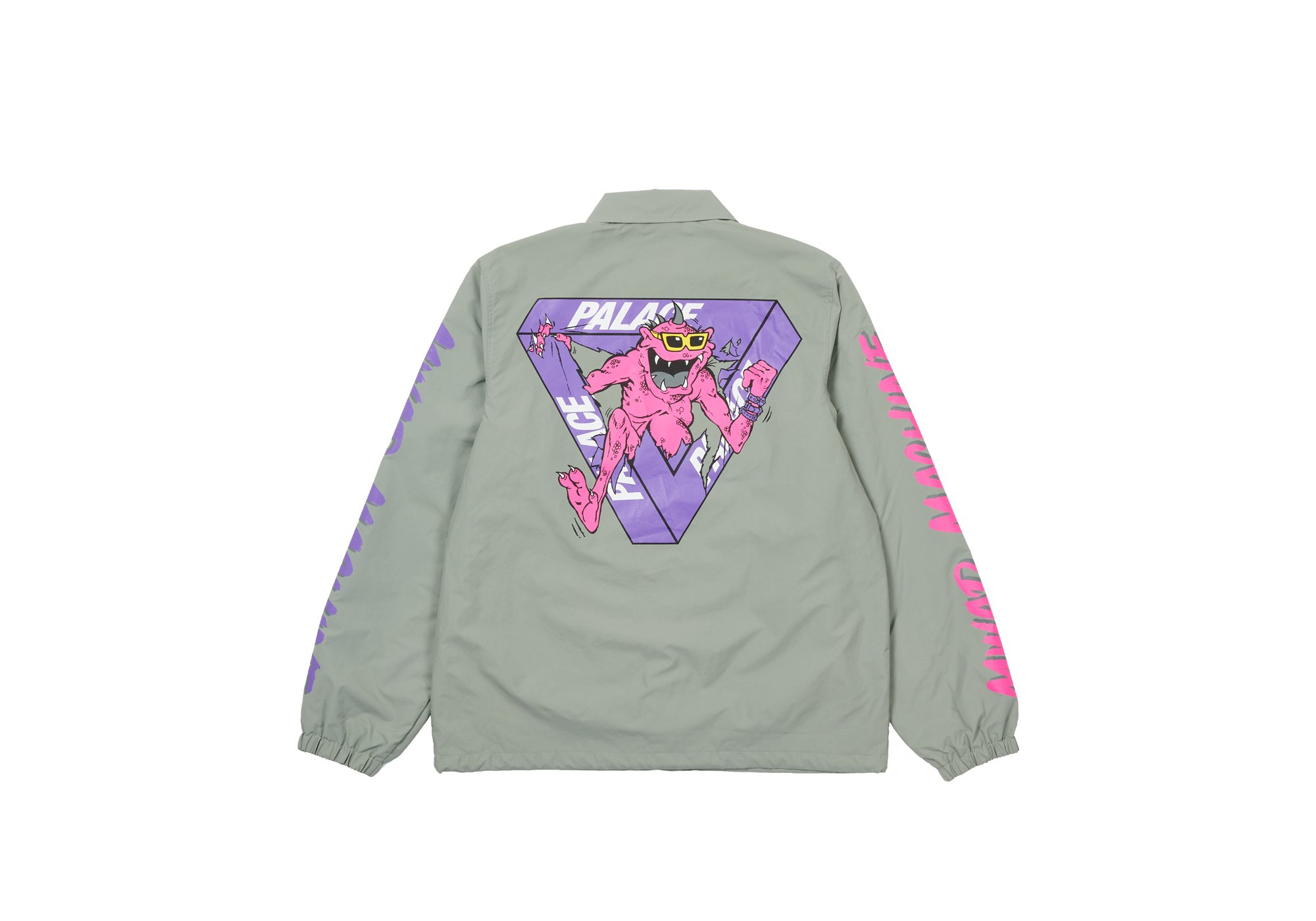 PALACE M-ZONE MUTANT RIPPER COACH JACKET GREY