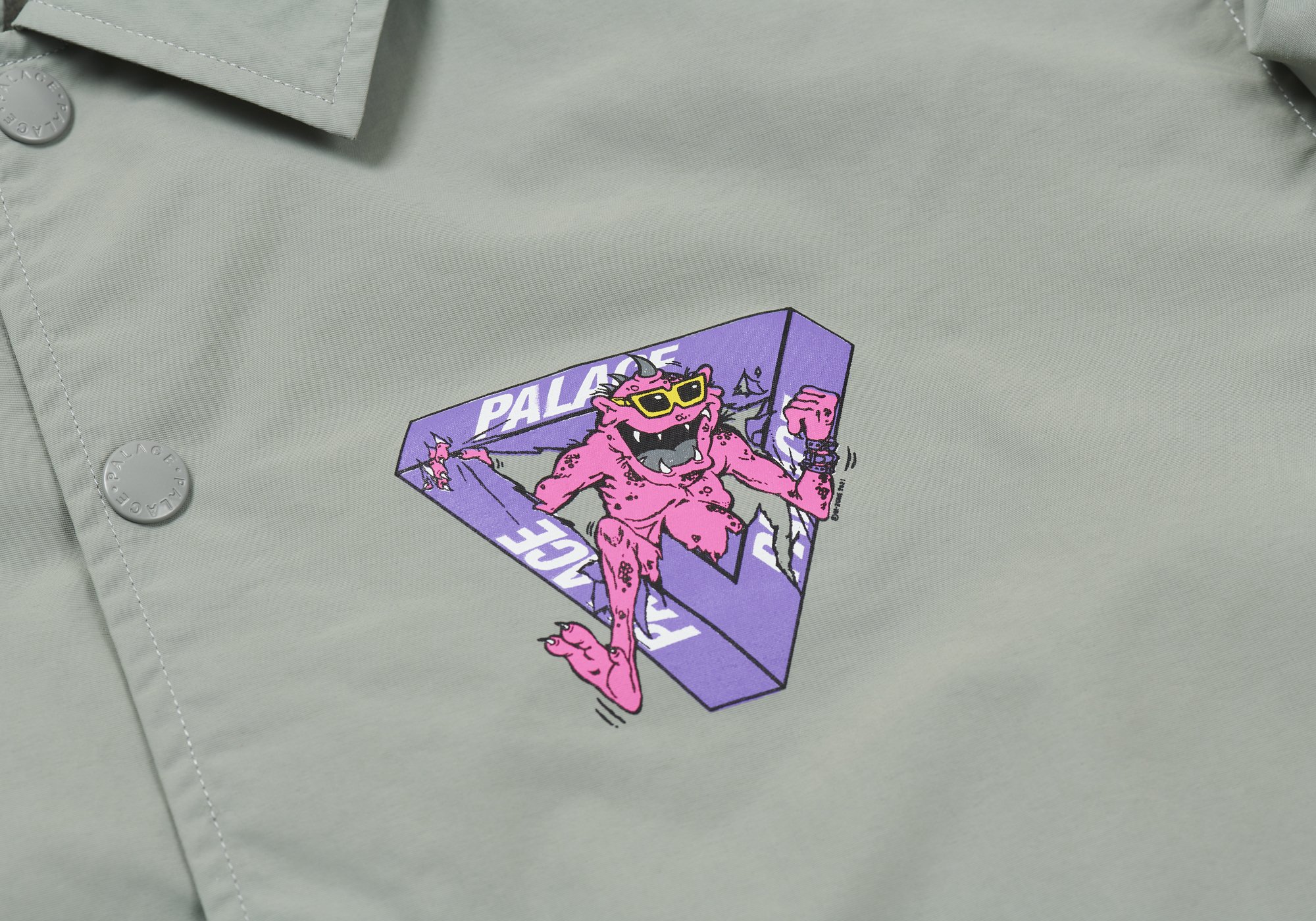 PALACE M-ZONE MUTANT RIPPER COACH JACKET GREY 圖 4