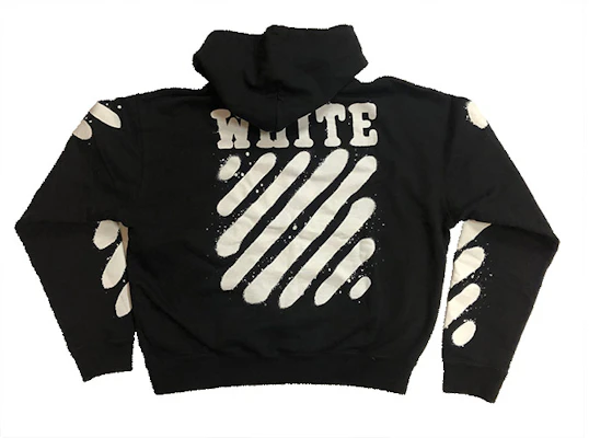 Off white spray sales paint hoodie white