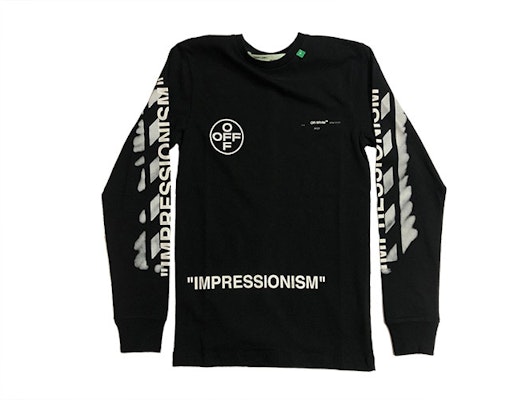 Off white impressionism sales black t shirt