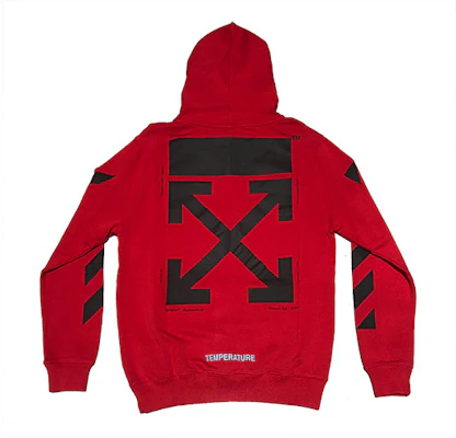 Off white red mona lisa hoodie deals