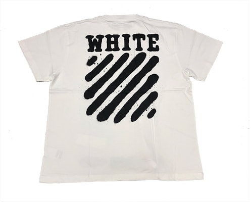 Off white sales spray paint tee