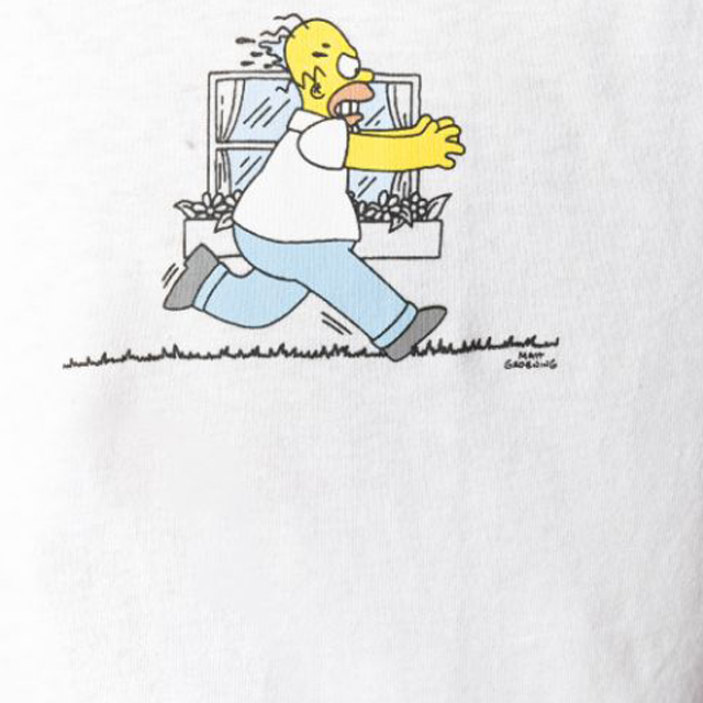 Maglia off white bart simpson online