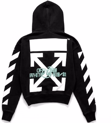 Off-White Waterfall Diagonal Hoodie Black Order Off-White Waterfall Diagonal Hoodie Black