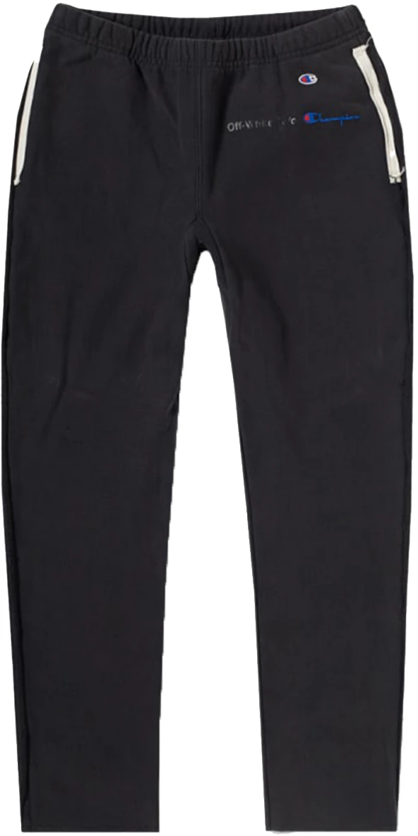 Champion sweatpants top off white