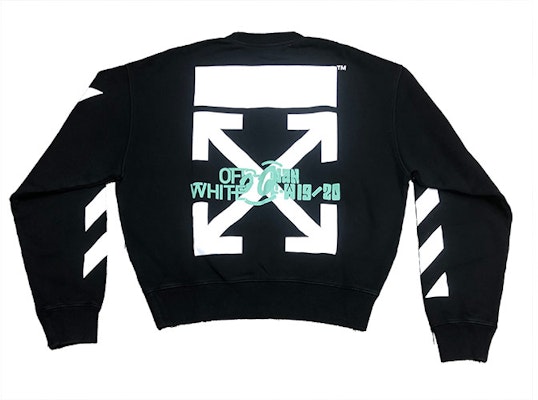 Off-White Waterfall Diagonal OS Crewneck Black Order Off-White Waterfall Diagonal OS Crewneck Black
