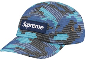 Supreme Military Camp Cap Blue Camo (SS21)