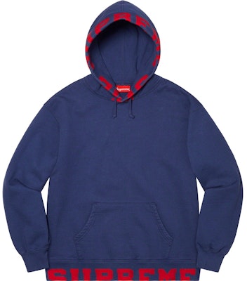Sudadera Con Capucha Supreme Cropped Logos Azul Oscuro Buy Sudadera Con Capucha Supreme Cropped Logos Azul Oscuro