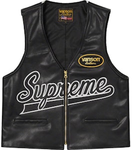 Supreme®/Vanson Leathers® Rompi Jaring Labah-Labah Hitam Buy Supreme®/Vanson Leathers® Rompi Jaring Labah-Labah Hitam