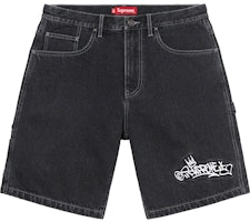 Supreme Handstyle Denim Painter Short Black Supreme Handstyle Denim Painter Short Black